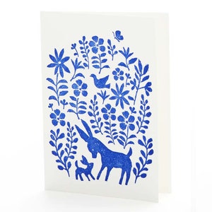 Otomi Animals letterpress card set of 6