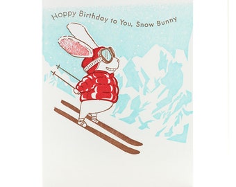 A2-270 "Hoppy Birthday to you, Snow Bunny"