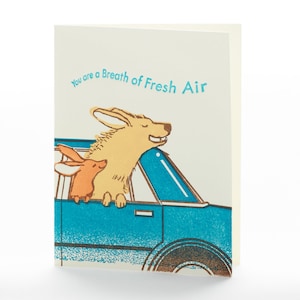 Carte typographique « Vous êtes une bouffée d'air frais » A2-226