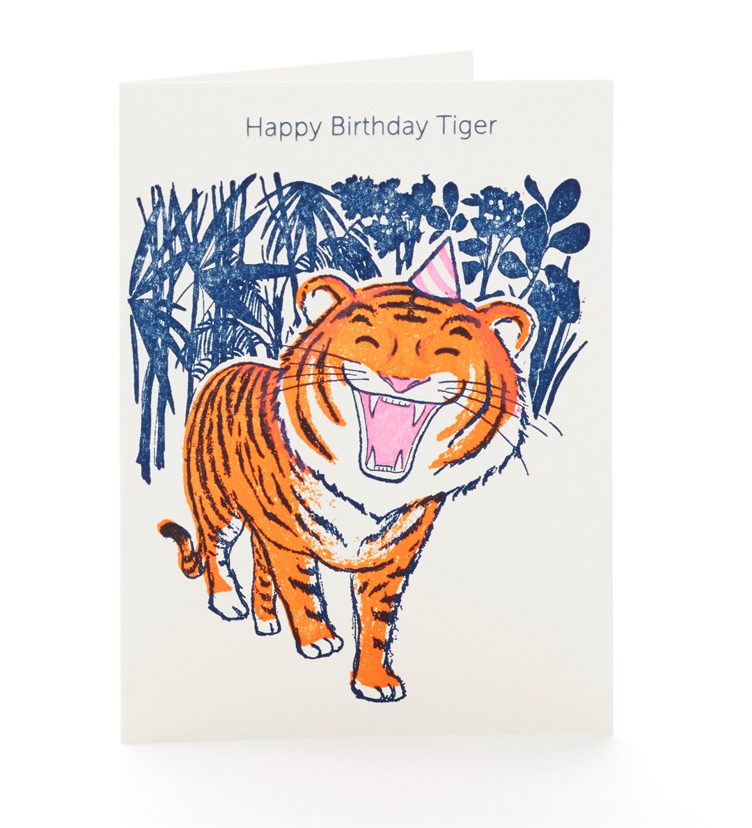 A2-248 happy Birthday Tiger Card - Etsy UK