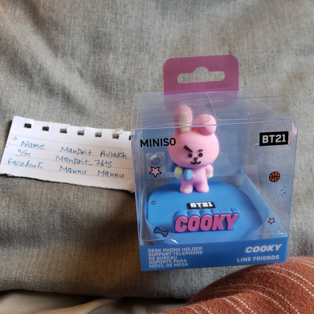 Cooky Bt21 Mobile Stand MINISO Phone Holder Collection For Desk/BT