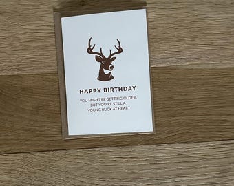 Deer Hunter Birthday Card