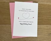 Long Distance Friend Birthday Card