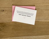 Funny Friend Birthday Card - Pelvic Floor Humor