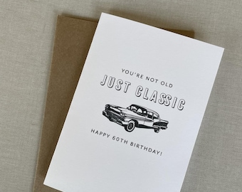 60th Birthday Card