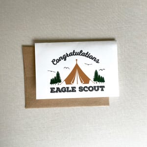 Carte de remise des diplômes Eagle Scout