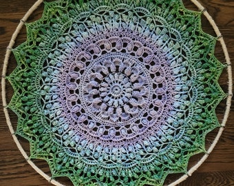 Crochet Wall Mandala "Serenity"