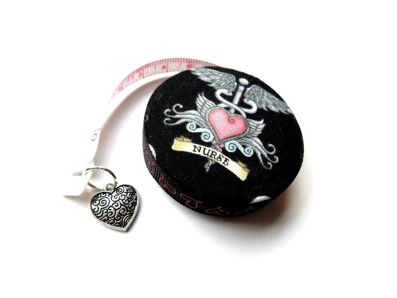 Tape Measure Nurses Theme Small Retractable Measuring Tape Etsy