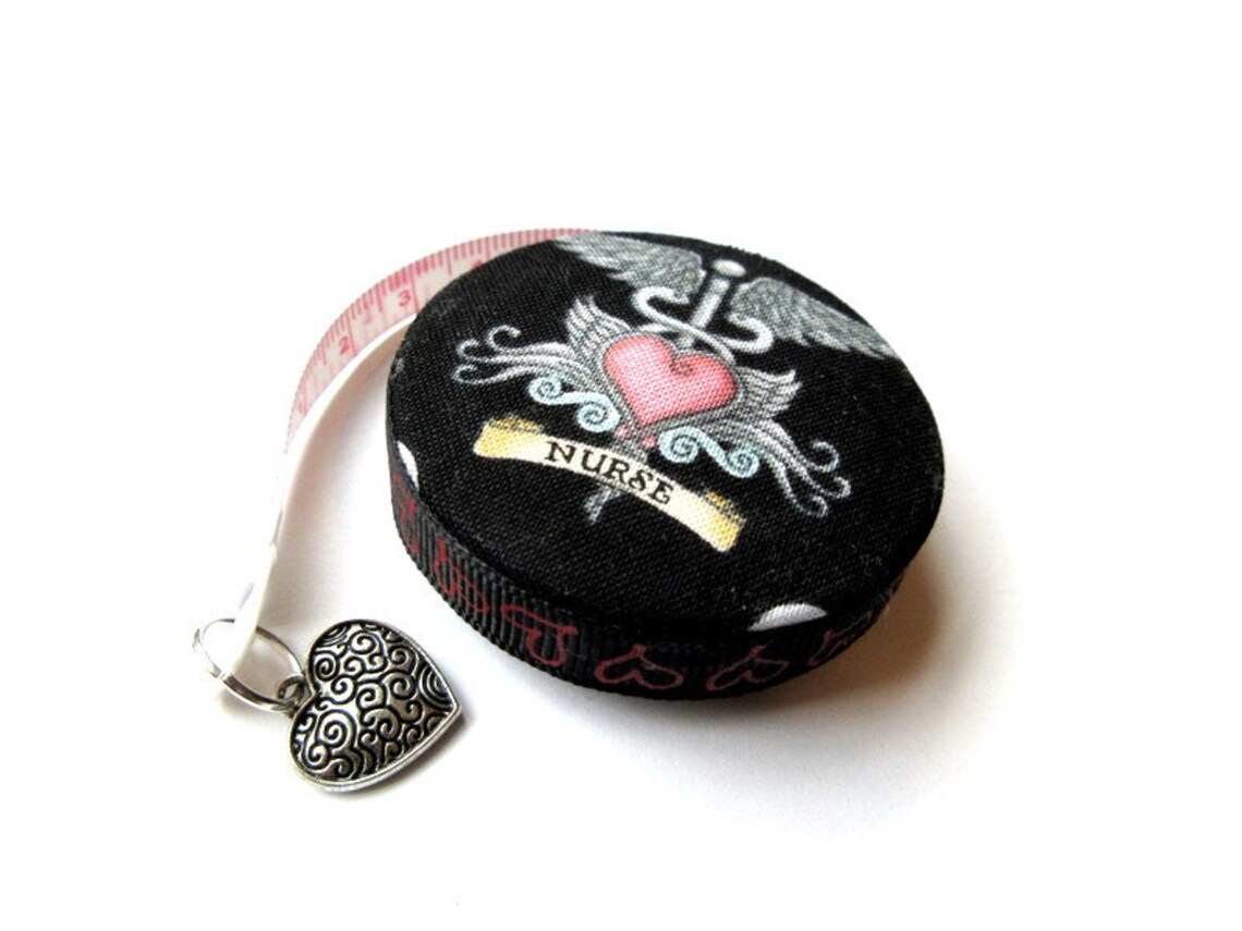 Tape Measure Nurses Theme Small Retractable Measuring Tape Etsy
