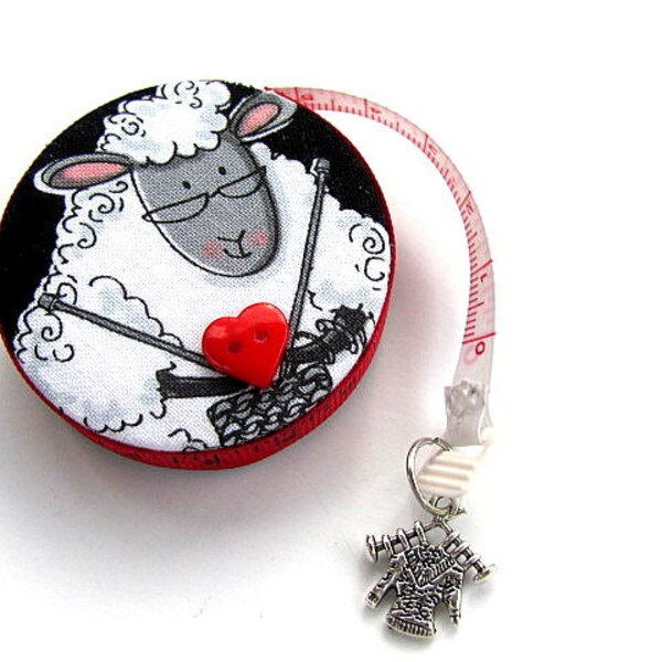 Tape Measure Knitting Sheep Retractable Tape Measure