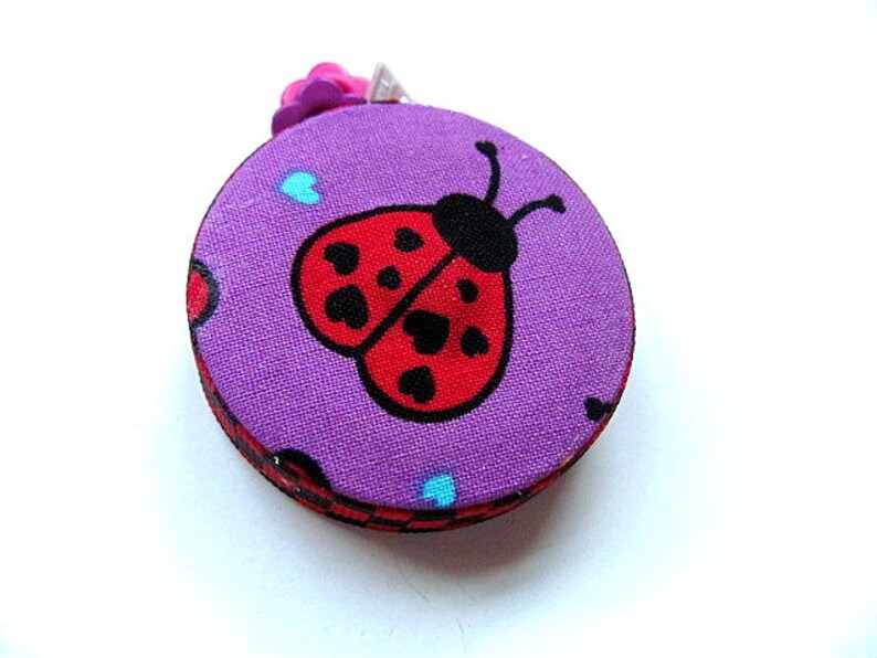 Tape Measure Heart Butterflies and Ladybugs Retractable Measuring Tape