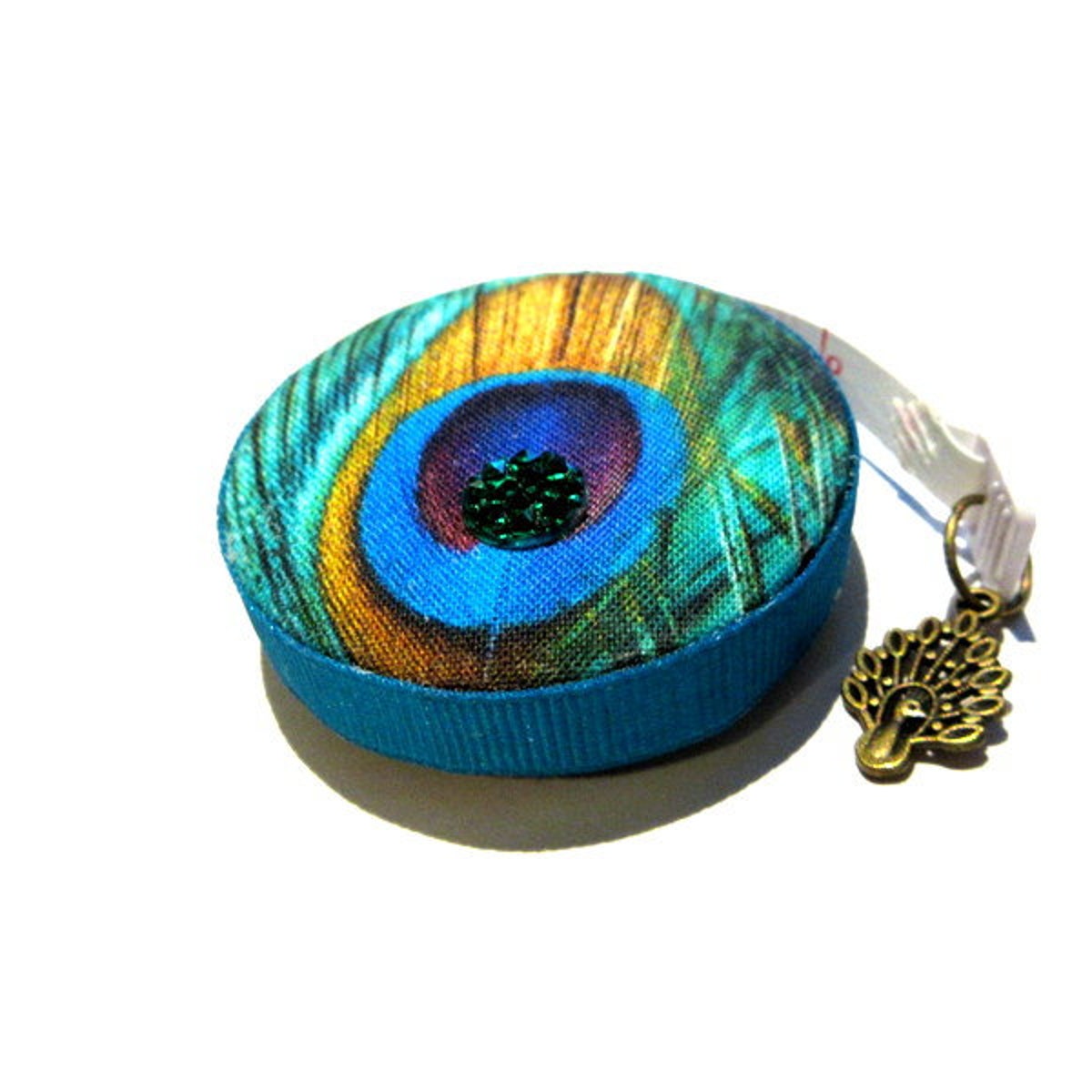 Measuring Tape Peacock Feathers Retractable Small Tape Measure