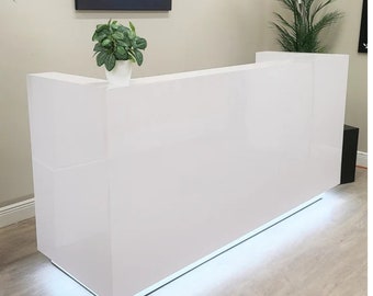 Agate Reception Desk Modern U Shape