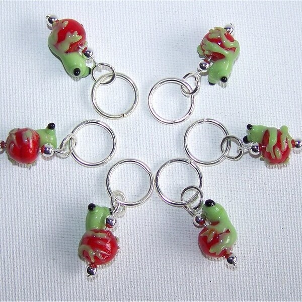 Frog Hugger Stitch or Row Markers