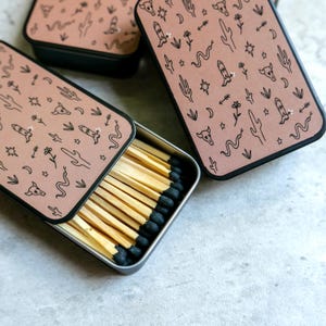 Cowboy Desert Matches, Cowboy, Desert, Matches, Cowboy Gift, Desert Gift, Rodeo Gift