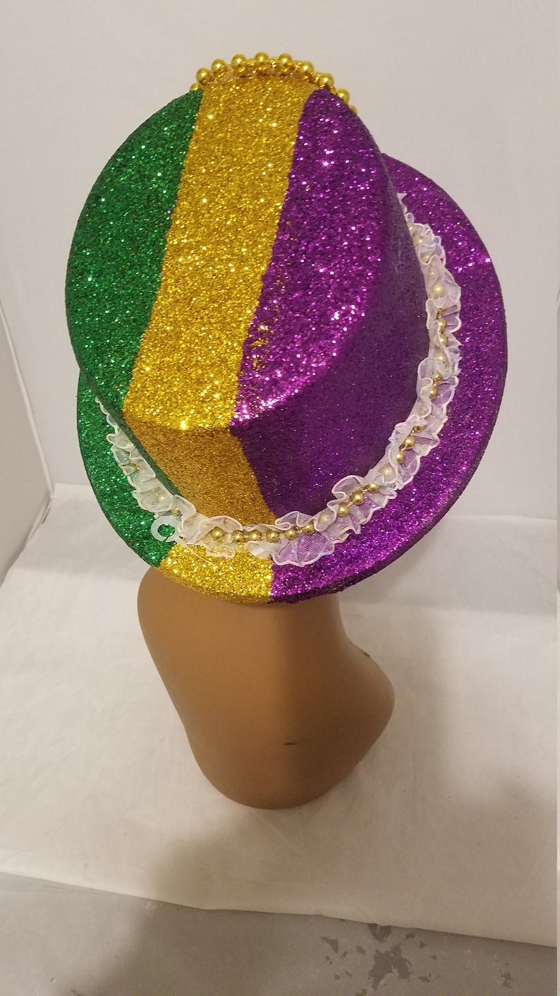 Costume, Hats, Mardi Gras Festive Embellished Headpiece , Derby, Accessory Etsy