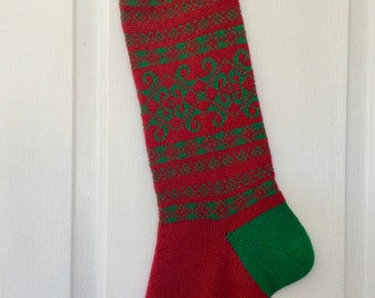 Christmas Stocking Knit Wool