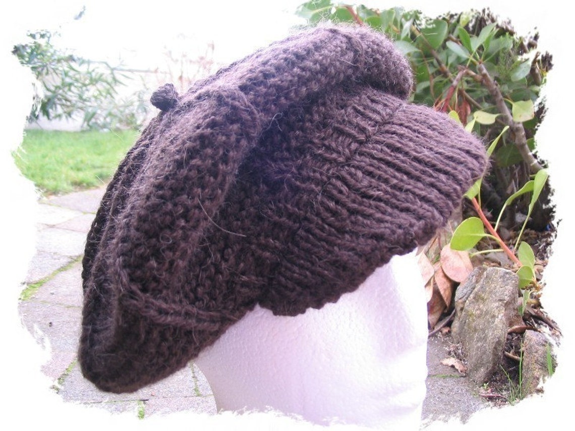Newsboy Cap and Beret Knitting Pattern PDF Knitting Pattern Etsy