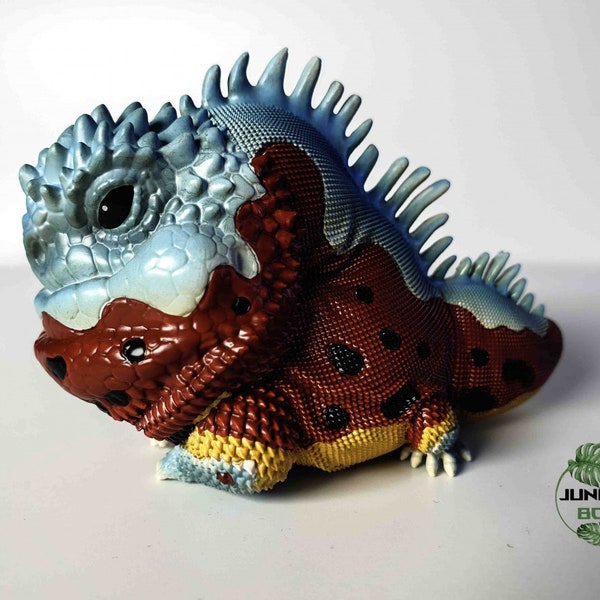 Figurine lézard Iguane marin