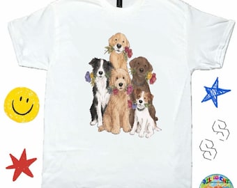 Cute Dog Shirt, Funny Puppy Shirt - Dog Mom / Dog Dad Shirt, Gift For Dog Owner ; Cute Dog Graphic Tee - Dog Shirt , Funny Dog T-Shirt