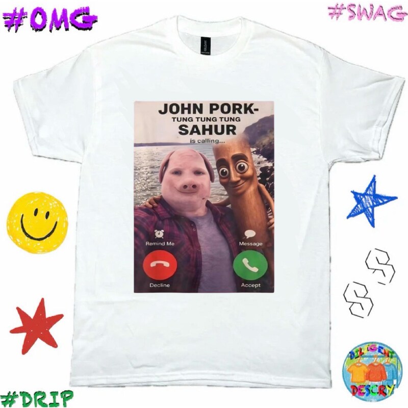 Tung Tung Tung Sahur T Shirt Etsy