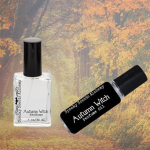 Autumn Witch Gothic Perfume Roll On Oil Saffron Perfume-Fall Goth Fragrance Roller Ball-Haunted Perfume- Harvest Season Indie-Earthy Perfume