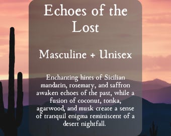 Echoes of the Lost Gothic Perfume Roll On Perfume Oil-Gothic Scents Masculine-Halloween Perfume-Unisex Goth Fragrance Luxury Spooky Perfume