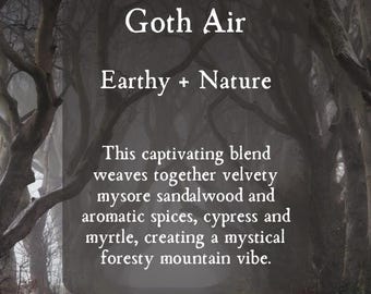 Goth Air Gothic Perfume Roll On Oil Niche Perfume- Designer Inspired Goth Fragrance Roller Ball Unique-Tom Dao Fragrance Indie Perfume