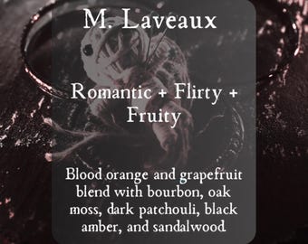 M. Laveaux Gothic Perfume-Roll On-Voodoo-Orange + Patchouli + Moss -Gothic Fragrance Halloween-Indie- Hoodoo-Ritual Magic-Witchcraft Alchemy