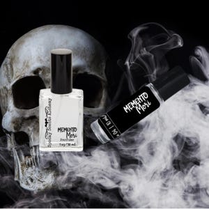 Memento Mori Gothic Perfume Roll On Perfume Oil -Gothic Scents Horror Perfume- Halloween Goth Indie Fragrance -Gourmand Spooky Scents