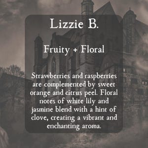 Lizzie B Gothic Roll On Perfume Oil-Goth Fragrance Roller Ball Unique -Flirty Fragrance- Spooky Scents - Halloween Rollerball Perfume