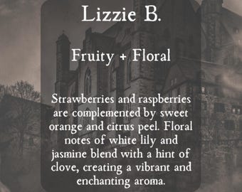 Lizzie B Gothic Roll On Perfume Oil-Goth Fragrance Roller Ball Unique -Flirty Fragrance- Spooky Scents - Halloween Rollerball Perfume