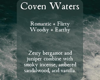 Coven Waters Gothic Perfume Roll On-Spooky Perfume Oil-Boho Witch Halloween Rollerball-Earthy Romantic Scented Perfume Spray-Whimsigoth
