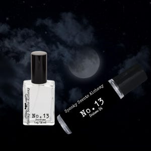 No. 13 Gothic Roll On Perfume Oil-Goth Fragrance Roller Ball-Haunted Perfume Fragrance- Unisex Spooky Scents-Halloween Perfume-Cognac+Tonka