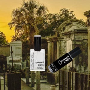 Graveyard Waltz Gothic Roll On Perfume -Goth Goth Perfume Nature + Patchouli + Floral + Lily + Sandalwood + Amber - Halloween Roller Ball