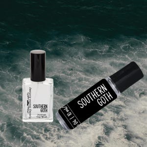 Southern Goth Gothic Roll On Perfume Oil-Spooky Scents  Roller Ball-Unique Halloween Perfume Beach Coconut + Oahu Dragonfruit + Saltwater