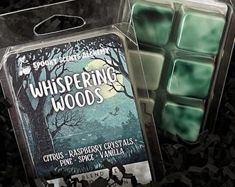 Whispering Woods Halloween Wax Melt-Earthy Gothic Wax Melts -Spooky Gifts-Fall Nature Woodsy- Autumn Forest Wax Melt-Witchy Wax Melt