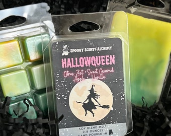 HallowQueen Halloween Wax Melt -Gothic Wax Melt- Spooky Scents Wax Tart- Fruity Fragrance -Witchy Wax Melts- Fall Autumn- -Strong Scented