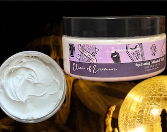 Elixir of Evermore Detox Face Mask, Hydrating Gothic Skincare Kaolin Clay and Mineral Skin Mask, Witchy Skincare, Spooky Skincare, Halloween