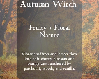 Autumn Witch Gothic Perfume Roll On Oil- Halloween Perfume-Fall Perfume Roller Ball-Witchy Perfume- Harvest Season Indie Earthy Perfume
