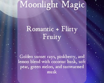 Moonlight Magic Perfume Roll On Oil-Gothic Fragrance Roller Ball- Gift for Witches-Halloween Autumn Fragrance Indie Perfume-Romantic Perfume