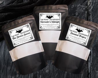 Gothic Scents Laundry Detergent Powder-Handmade Laundry Soap-Washing Machine Soap-Luxury Blend- Booster-Highly Scented