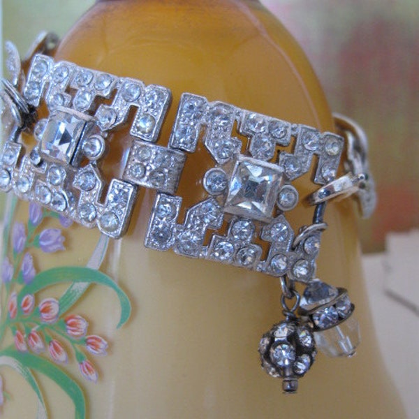 Embrace Me... vintage assemblage bracelet
