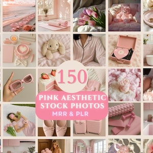 150 Fotos de stock de estética rosa Imágenes de stock de color rosa Foto estética linda y coqueta Foto sin rostro Marketing sin rostro MRR PLR Instagram Reel