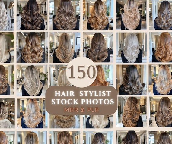 150 Hair Stylist Stock Photos, Hair Salon Stock Photos Hairstyle Images Hair Stock Images Beauty Instagram Posts Hair Website Images MRR PLR