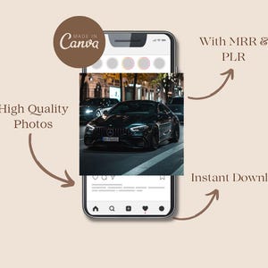 May include: A black luxury car parked on a city street at night. The car has a black exterior and a black interior. The car is parked in front of a building with a brick facade. The car is surrounded by streetlights and other cars.