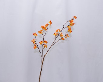 Artificial Celastrus Branch, Bittersweet Berry Branch, Faux Berries, Fall Decor, Berry Decor, Home Decor, Vase Filler, Table Centerpiece