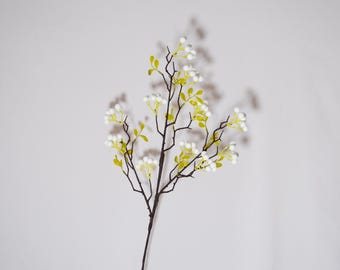 Artificial Berry Branch with Leaves, Berry Decorations, Home Decor, Wedding Decor, Vase Fillers, Kitchen Decor,  Winter Decor, Holiday Decor