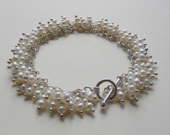 Freshwater Pearl Fringe Bracelet