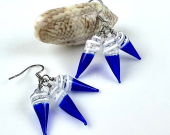 Jewish Glass Earrings, Hollow Bead Jewelry, Earrings for Women, Dangle Earring, Modern Earrings, Artisan Handmade, Beaded Jewelry